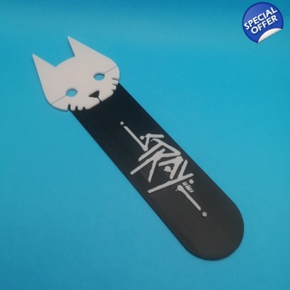 Stray 3D printed bookmark Stray 3D printed bookmark