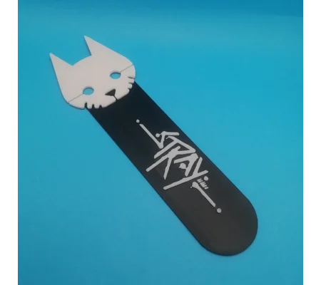 Stray 3D printed bookmark