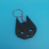 Stray 3D printed keyring - Black