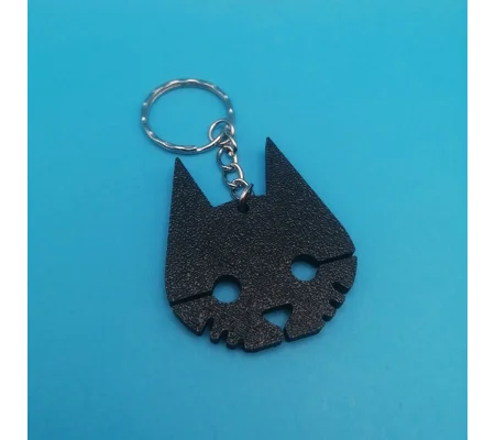 Stray 3D printed keyring - Black