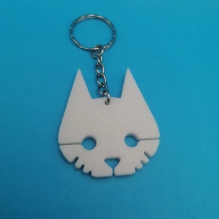 Stray 3D printed keyrin..