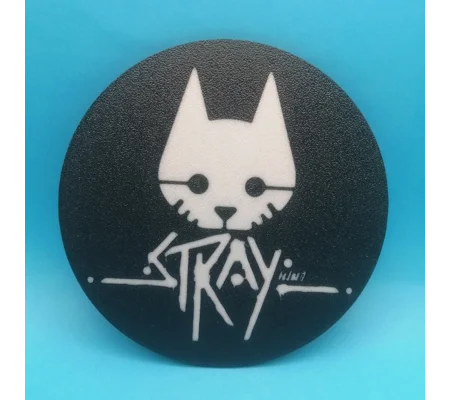 Stray 3D printed round drinks coaster