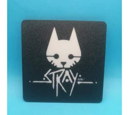 Stray 3D printed square drinks coaster