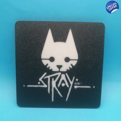 Stray 3D printed square drinks coaster