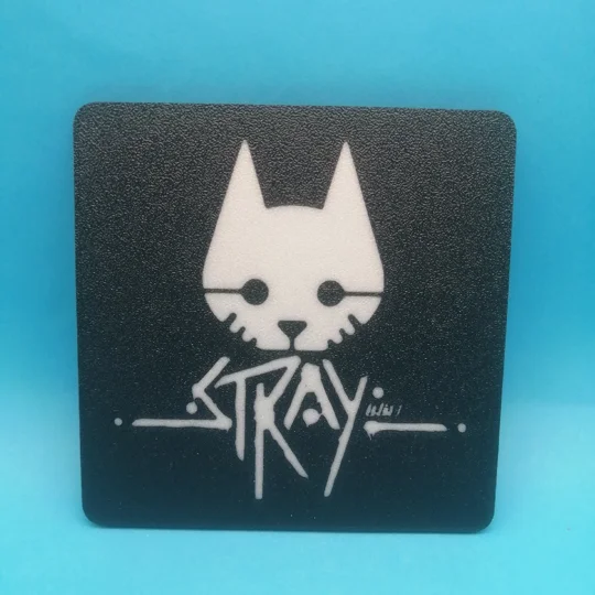 Stray 3D printed square drinks coaster