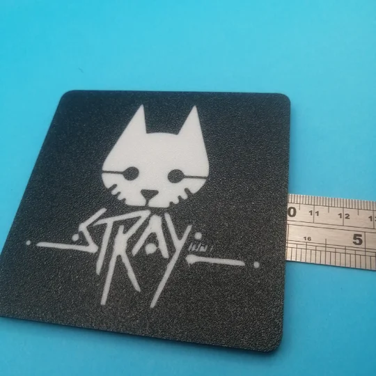 Stray 3D printed square drinks coaster