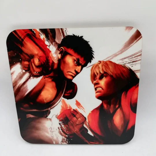Street Fighter IV drinks coaster