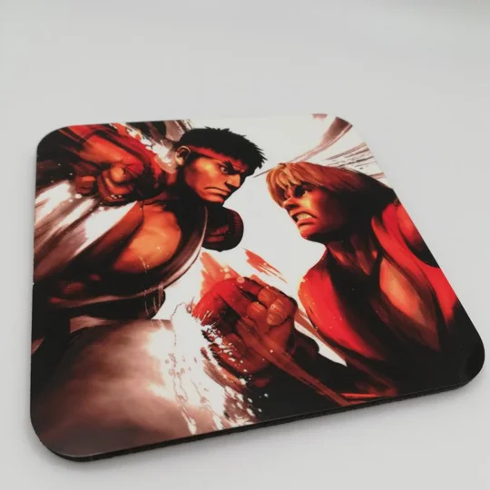 Street Fighter IV drinks coaster