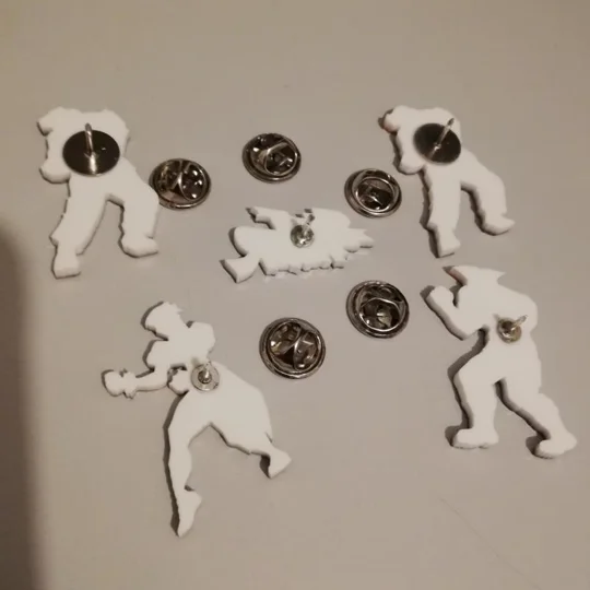 Street Fighter Pin Badge Bundle