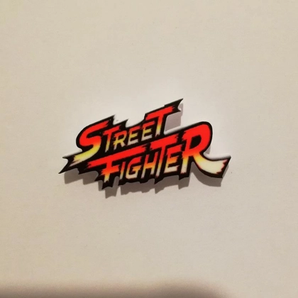 Street Fighter - logo pin badge Street Fighter - logo pin badge