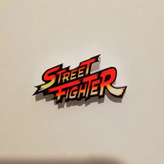 Street Fighter - logo pin badge