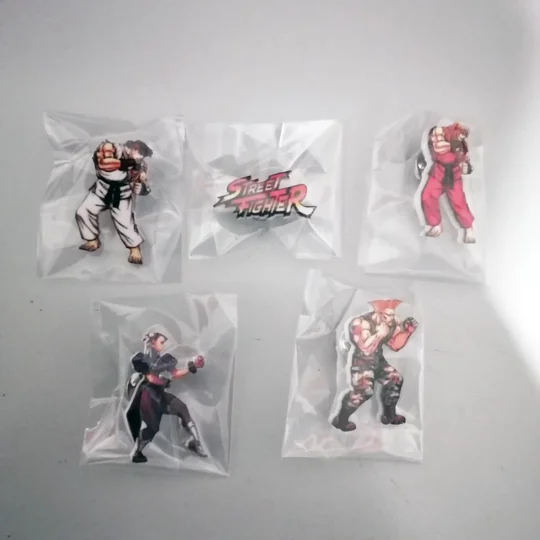 Street Fighter Pin Badge Bundle