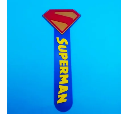 Superman 2025 3D Printed Bookmark