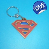 Superman logo 3D Printed Keyring Superman logo 3D Printed Keyring