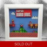 Super Mario Bros 3D Shadow Box