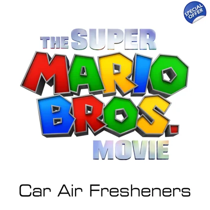 Super Mario Bros Movie car air fresheners -OLD STOCK