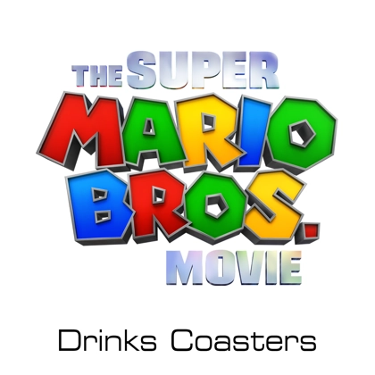 Super Mario Bros Movie drinks coasters Super Mario Bros Movie drinks coasters