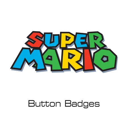 Super Mario button badges