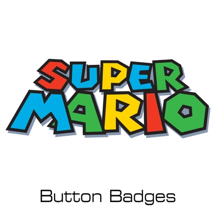 Super Mario button badges Super Mario button badges