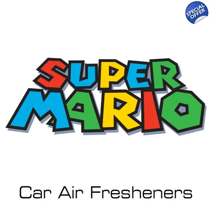 Super Mario car air fresheners - OLD STOCK