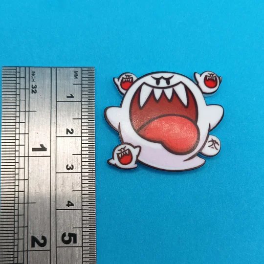 Super Mario - King Boo pin badge - Ghost