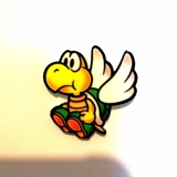 Paper Mario - Winged Koopa Troopa pin ..