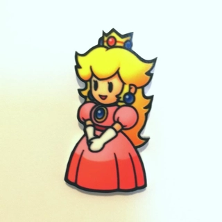 Paper Mario pin badge -..