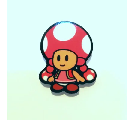 Paper Mario - Toadette pin badge - Super Mario