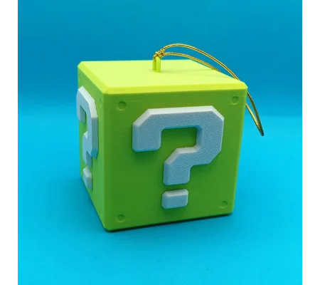 Super Mario Question Box Tree Decoration
