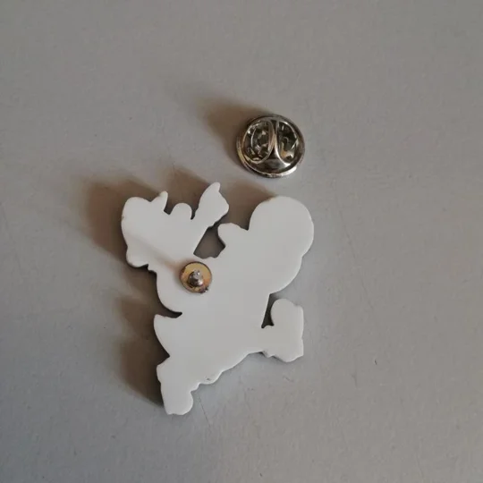 Super Mario Riding Yoshi pin badge