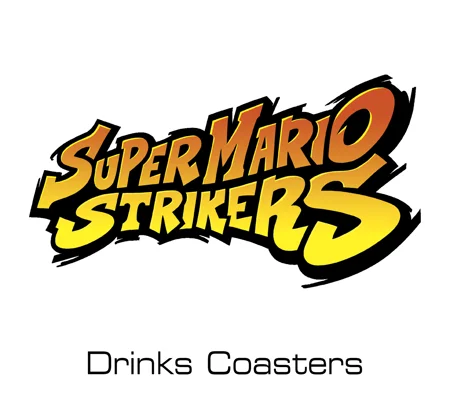 Super Mario Strikers drinks coasters