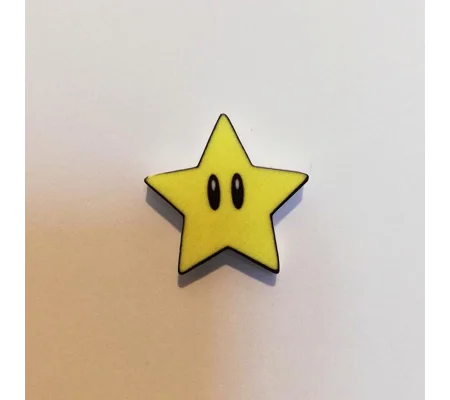 Super Mario - Super Star pin badge