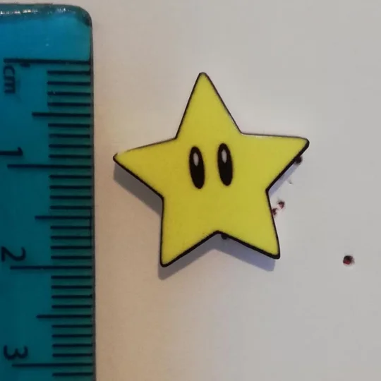 Super Mario - Super Star pin badge