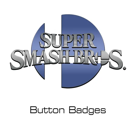 Super Smash Bros button badges