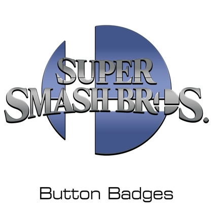 Super Smash Bros button badges