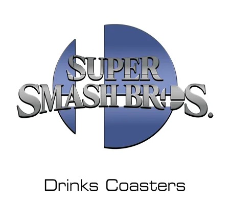 Super Smash Bros drinks coasters