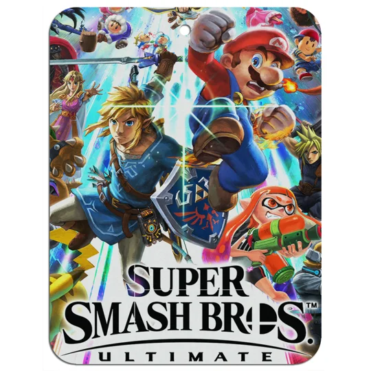 Super Smash Bros Ultimate car air freshener
