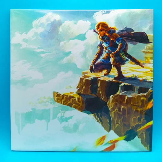 The Legend of Zelda - Tears of the Kingdom design 1 tile art/clock