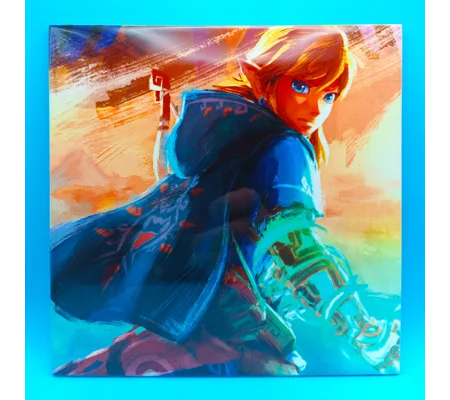 The Legend of Zelda - Tears of the Kingdom design 2 tile art/clock
