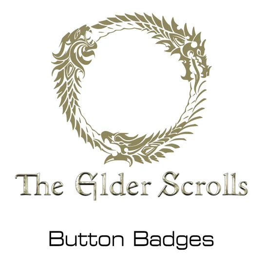 The Elder Scrolls button badges