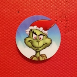 The Grinch pin badge - Dr. Seuss