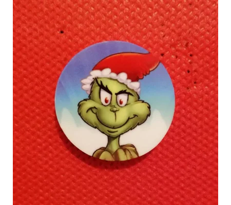The Grinch pin badge - Dr. Seuss