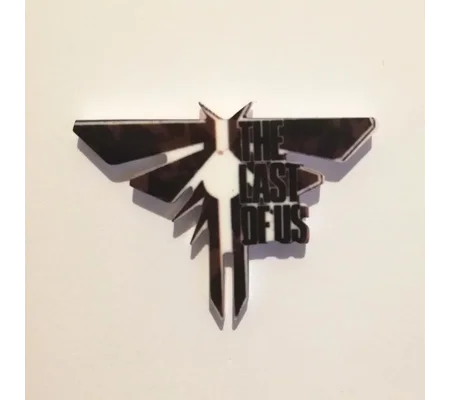 The Last of Us logo pin badge