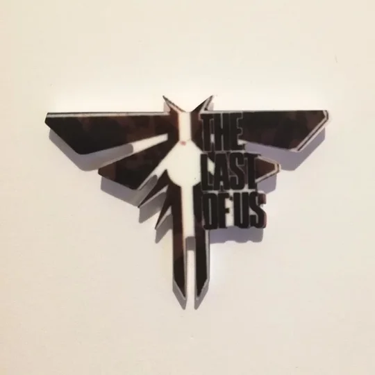 The Last of Us logo pin badge