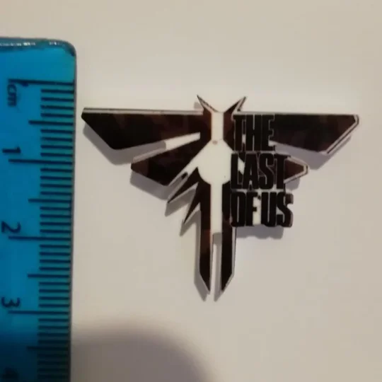 The Last of Us logo pin badge