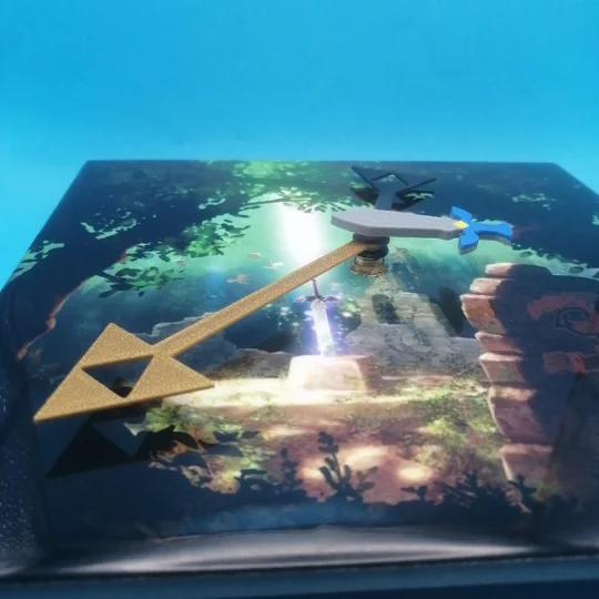 The Legend of Zelda A Link Between Worlds Ceramic Tile Wall Clock