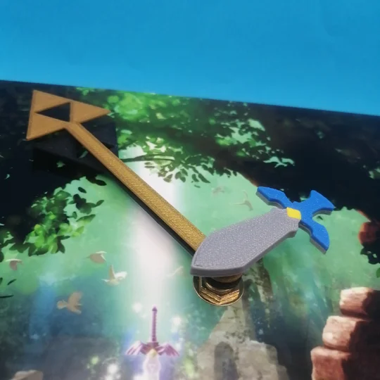 The Legend of Zelda A Link Between Worlds Ceramic Tile Wall Clock