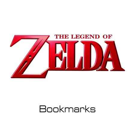 The Legend of Zelda bookmarks