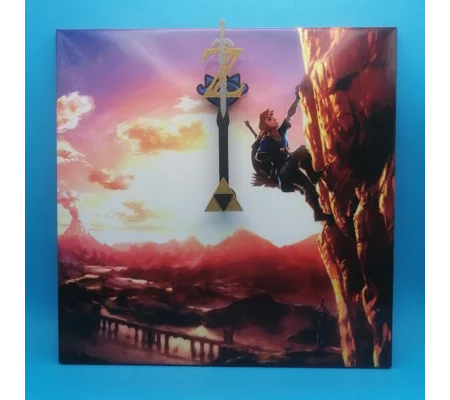 The Legend of Zelda Breath of the Wild design 2 Ceramic Tile Wall Clock