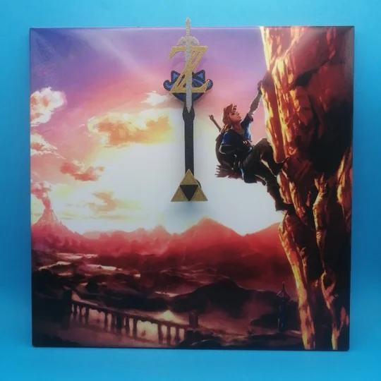 The Legend of Zelda Breath of the Wild design 2 Ceramic Tile Wall Clock